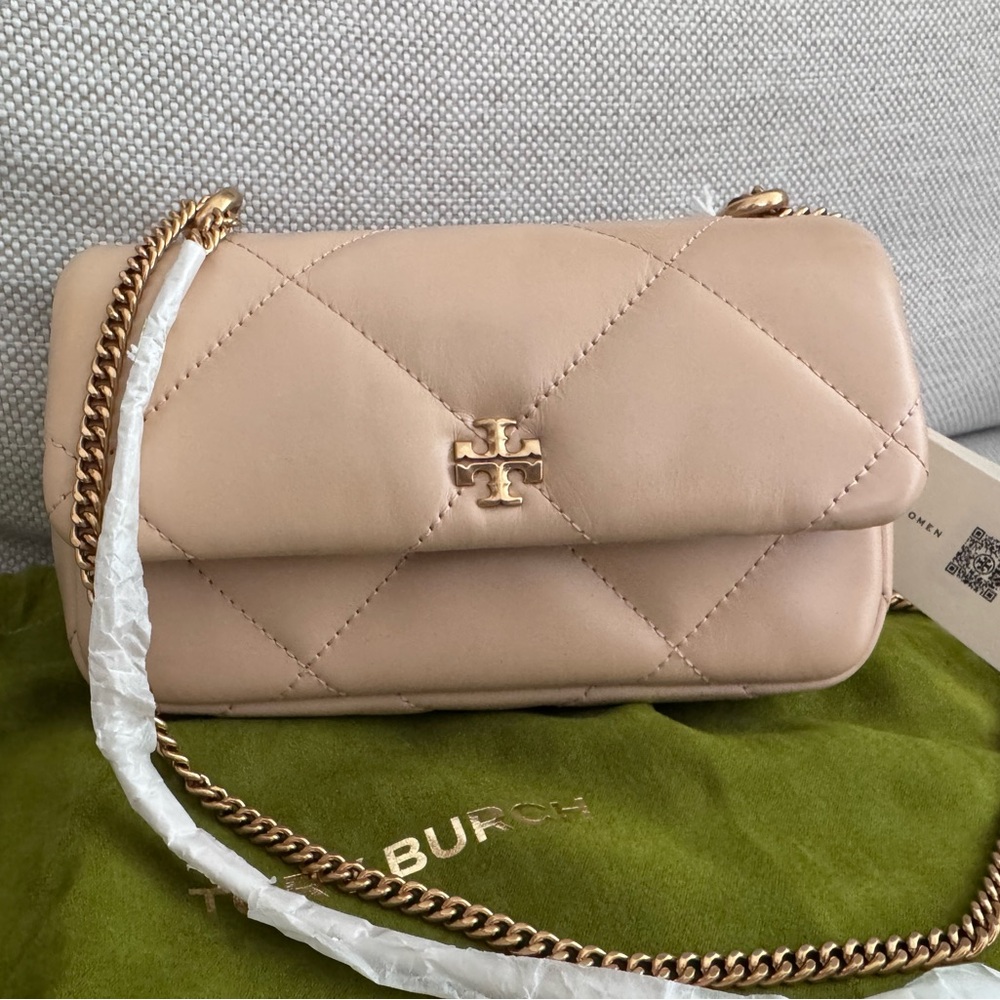 Tory Burch Mini Kira bag in Apricot
